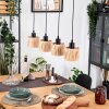 Granja hanging light, pendant light Ecru, black, 4-light sources