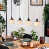Sabadim hanging light, pendant light Ecru, black, 4-light sources
