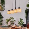 Sabadim hanging light, pendant light Ecru, black, 4-light sources