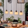 Sabadim hanging light, pendant light Ecru, black, 4-light sources