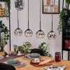 Koyoto hanging light, globe light, pendant light Ecru, black, 4-light sources