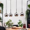 Koyoto hanging light, globe light, pendant light Ecru, black, 4-light sources
