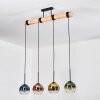 Koyoto hanging light, globe light, pendant light Ecru, black, 4-light sources