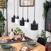 Bassagoda hanging light, pendant light Ecru, black, 5-light sources