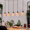 Granja hanging light, pendant light Ecru, black, 5-light sources