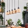 Granja hanging light, pendant light Ecru, black, 5-light sources