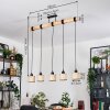 Sabadim hanging light, pendant light Ecru, black, 5-light sources