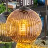 Koyoto hanging light, globe light, pendant light blue, gold, green, coppery, 6-light sources