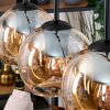 Koyoto hanging light, globe light, pendant light Ecru, black, 3-light sources