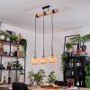 Basto hanging light, pendant light Ecru, black, 3-light sources