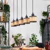 Ramila hanging light, pendant light Ecru, black, 5-light sources