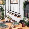 Koyoto hanging light, globe light, pendant light Ecru, black, 5-light sources