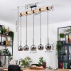 Koyoto hanging light, globe light, pendant light Ecru, black, 5-light sources