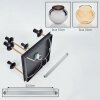 Koyoto ceiling light, globe light gold, black, 5-light sources