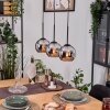 Koyoto hanging light, globe light, pendant light Ecru, black, 3-light sources
