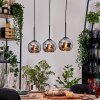 Koyoto hanging light, globe light, pendant light Ecru, black, 3-light sources