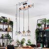 Koyoto hanging light, globe light, pendant light Ecru, black, 3-light sources