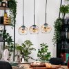 Koyoto hanging light, globe light, pendant light Ecru, black, 3-light sources