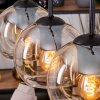 Koyoto hanging light, globe light, pendant light Ecru, black, 3-light sources
