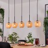 Basto hanging light, pendant light Ecru, black, 5-light sources