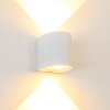 Mora Outdoor Wall Light LED white, 2-light sources