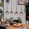 Koyoto hanging light, globe light, pendant light Ecru, black, 4-light sources