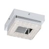 Eglo FRADELO ceiling light LED chrome, Crystal optics, 1-light source