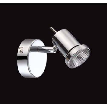 Wofi HOORN Wall Light LED chrome, 1-light source