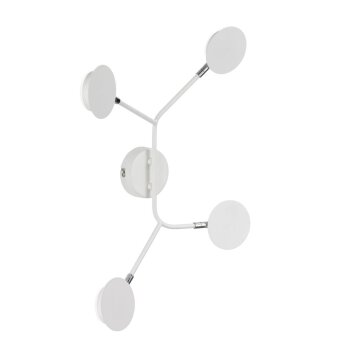 WOFI BELIZE Wall Light white, 1-light source