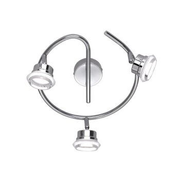Wofi MORGAN ceiling spotlight chrome, 3-light sources