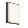 AEG Letan Square outdoor wall light LED anthracite, white, 1-light source