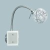 Fischer & Honsel Flex 1 Wandleuchte Leselampe mit flexiblem Arm und Kugelschirm