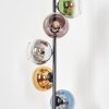 Koyoto globe light, floor lamp 31 cm blue, gold, green, clear, coppery, Smoke-coloured, 5-light sources