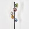 Koyoto globe light, floor lamp 31 cm blue, gold, green, clear, coppery, Smoke-coloured, 5-light sources
