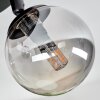 Chehalis ceiling light, globe light Smoke-coloured, 3-light sources
