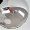Chehalis ceiling light, globe light Smoke-coloured, 3-light sources
