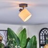 Bassagoda ceiling light, ceiling spotlight black, 1-light source