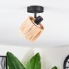 Granja ceiling light, ceiling spotlight black, 1-light source