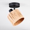 Granja ceiling light, ceiling spotlight black, 1-light source