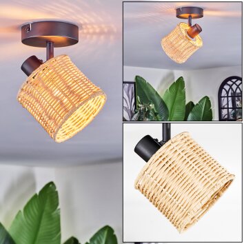 Cavaca ceiling light, ceiling spotlight black, 1-light source