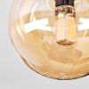 Chehalis ceiling light, globe light gold, black, 8-light sources