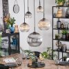 Koyoto hanging light, globe light, pendant light Amber, clear, Smoke-coloured, 5-light sources
