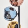 Koyoto globe light, floor lamp 32 cm blue, chrome, gold, green, coppery, Smoke-coloured, 6-light sources