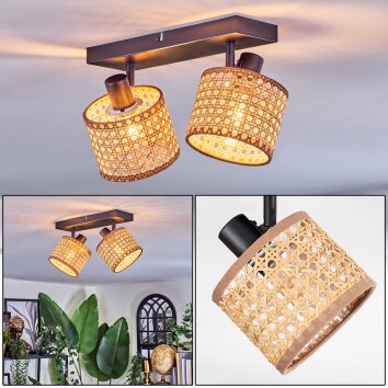 Barcos ceiling light, ceiling spotlight black, 2-light sources