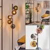 Koyoto globe light, floor lamp 32 cm blue, chrome, gold, green, coppery, Smoke-coloured, 5-light sources