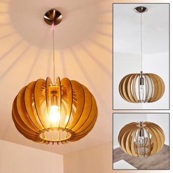 VALKOM Pendant Light matt nickel, 1-light source