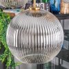 Koyoto hanging light, globe light, pendant light gold, black, 5-light sources