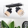 Fallhagen ceiling light, ceiling spotlight black, 2-light sources