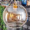 Koyoto hanging light, globe light, pendant light gold, black, 5-light sources