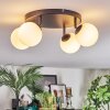 Chehalis ceiling light, globe light white, 4-light sources